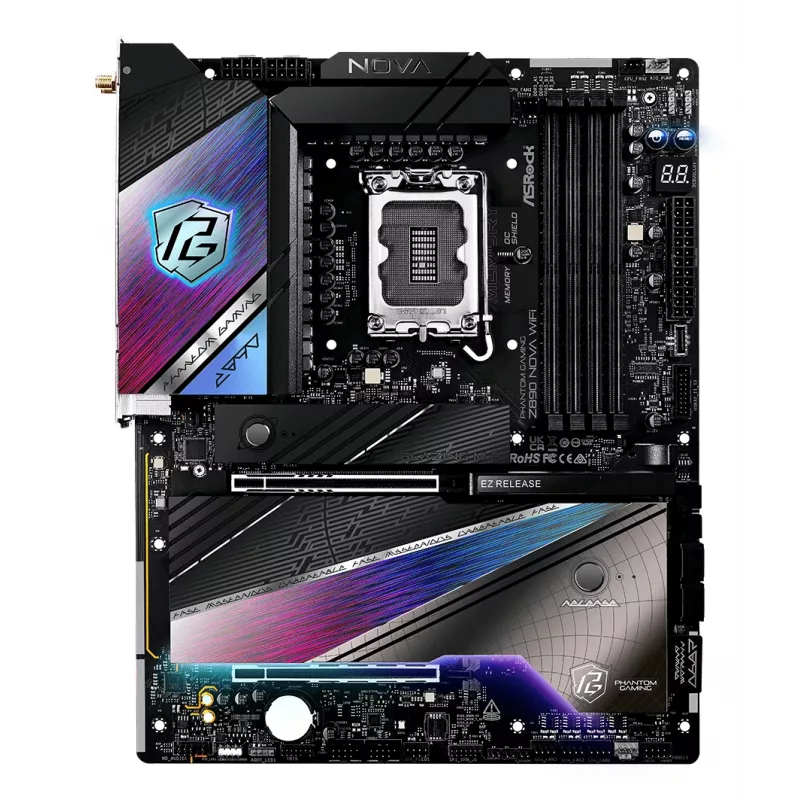 Płyta główna ASRock Z890 Nova WiFi LGA1851 Intel Z890 4x DDR5 1x HDMI 2.1 TMDS/FRL 8G 2x Thunderbolt 4 ATX