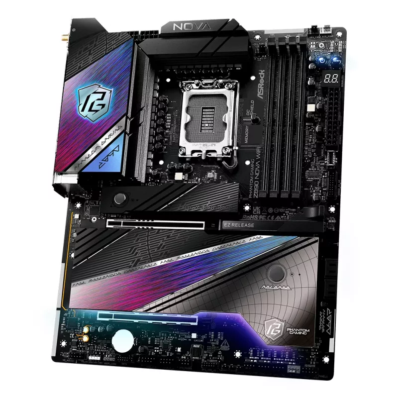 Płyta główna ASRock Z890 Nova WiFi LGA1851 Intel Z890 4x DDR5 1x HDMI 2.1 TMDS/FRL 8G 2x Thunderbolt 4 ATX