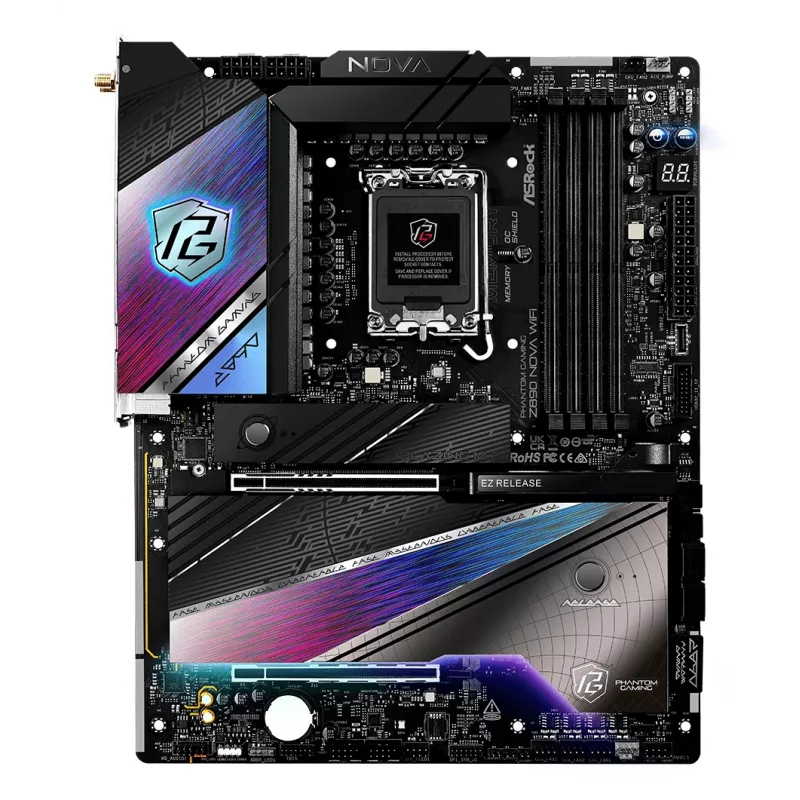 Płyta główna ASRock Z890 Nova WiFi LGA1851 Intel Z890 4x DDR5 1x HDMI 2.1 TMDS/FRL 8G 2x Thunderbolt 4 ATX