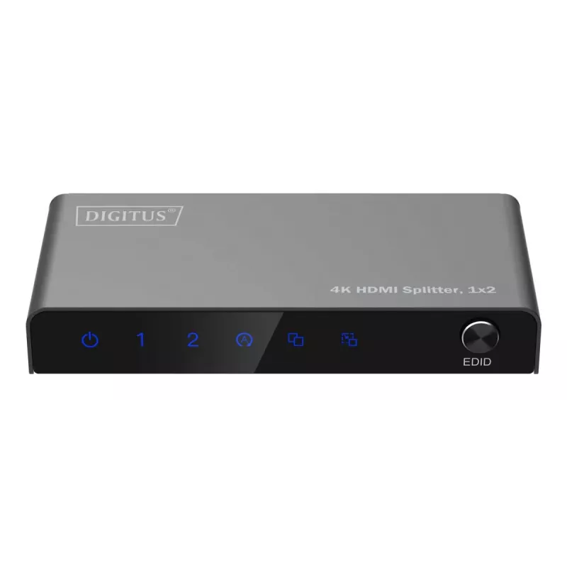Rozdzielacz HDMI DIGITUS 1x2 4K/60Hz HDCP 2.2 z kontrolą EDID