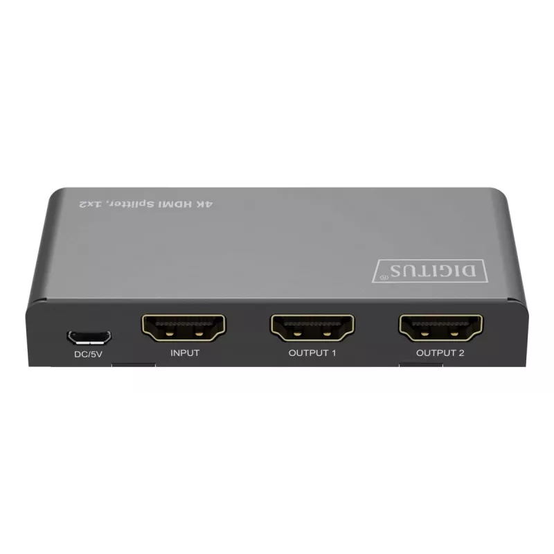Rozdzielacz HDMI DIGITUS 1x2 4K/60Hz HDCP 2.2 z kontrolą EDID