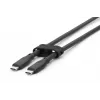 Kabel połączeniowy DIGITUS USB Silicone USB-C - USB-C USB 3.2 Gen2 10G 4K 100W - 1 m czarny