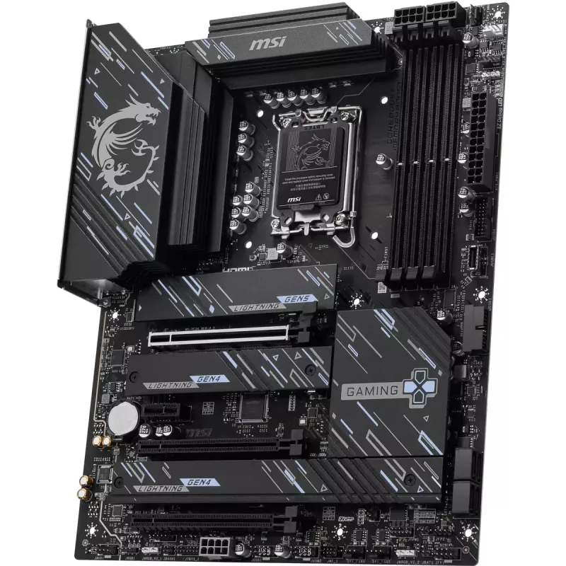 Płyta główna MSI Z890 GAMING PLUS WIFI — Intel Z890, LGA 1851, ATX, DDR5, 4x DIMM, Wi‑Fi 7, 5Gb LAN, 4x M.2