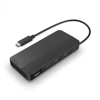 Lenovo 40B90000WW stacja dokująca/replikator portów do laptopa Przewodowa USB 3.2 Gen 1 (3.1 Gen 1) Type-C Czarny