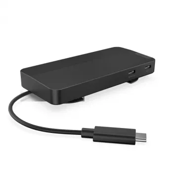 Lenovo 40B90000WW stacja dokująca/replikator portów do laptopa Przewodowa USB 3.2 Gen 1 (3.1 Gen 1) Type-C Czarny