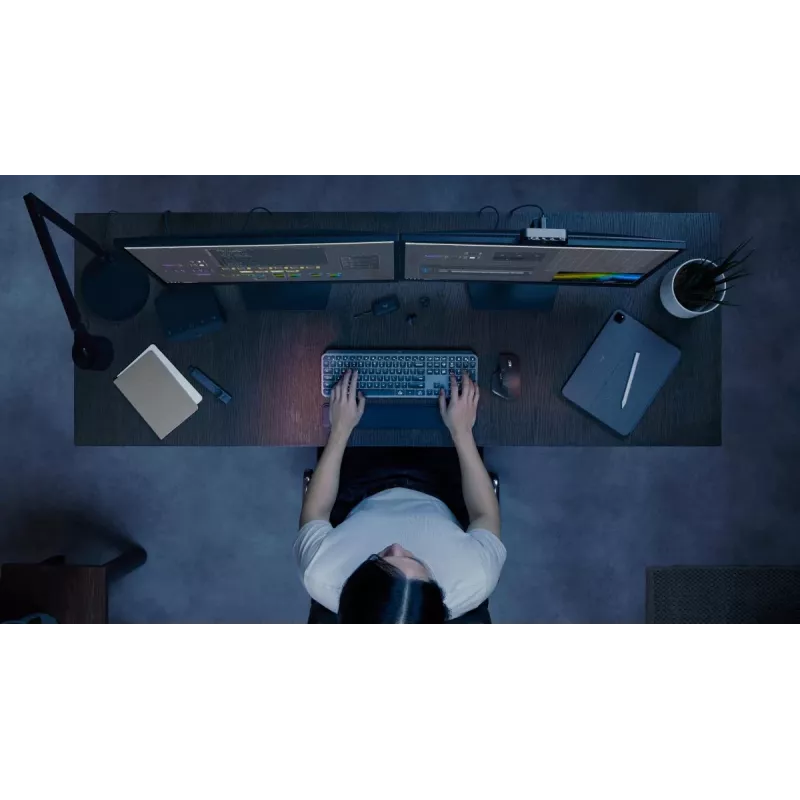 LOGITECH Mx Keys S Combo - Grafit - Qwertz Deu