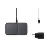 Ładowarka bezprzewodowa Samsung EP-P5400, 15 W, szara, ładowarka wewnętrzna USB, kompatybilna ze słuchawkami, smartfonami i smartwatchami