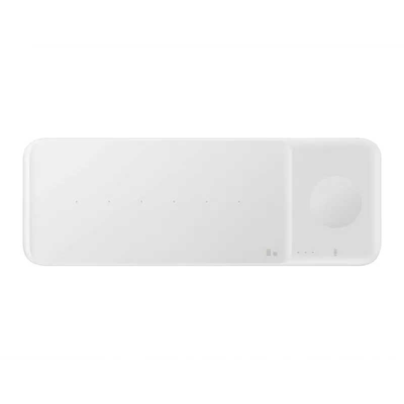 Samsung Wireless Charger Trio Słuchawki, Smartfon, Smartwatch Biały USB Ładowanie bezprzewodowe Szybkie ładowanie Wewnętrzne