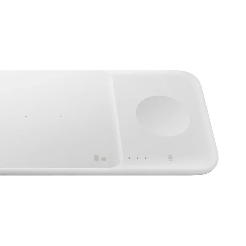 Samsung Wireless Charger Trio Słuchawki, Smartfon, Smartwatch Biały USB Ładowanie bezprzewodowe Szybkie ładowanie Wewnętrzne