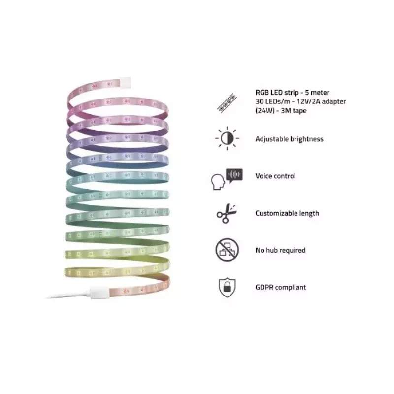 Inteligentna taśma LED Hombli LED Strip RGB 5m