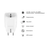 Inteligentna wtyczka Hombli Smart Socket EU od Avanca International BV — Wi‑Fi, 220–250 V, 50–60 Hz, maks. 3540 W, do użytku wewnętrznego, biała, tworzywo sztuczne, 46×46×84 mm