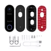 Smart Doorbell Hombli Pack Czarny biały IP65 Wireless 1080p