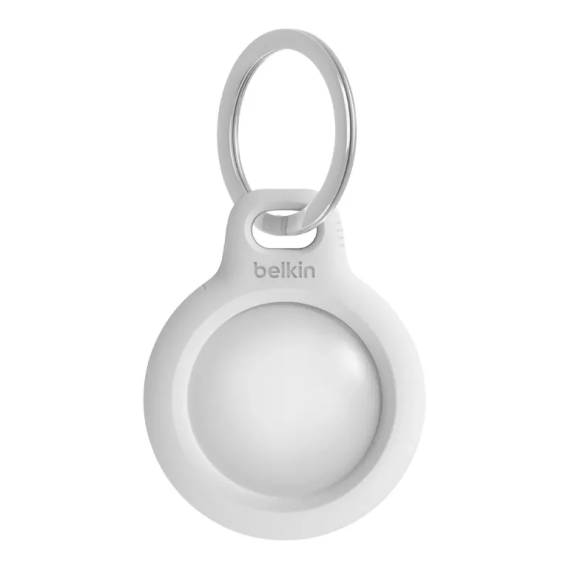 BELKIN Secure Holder z kółkiem na klucze — biały