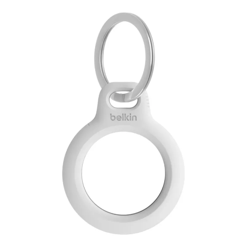 BELKIN Secure Holder z kółkiem na klucze — biały