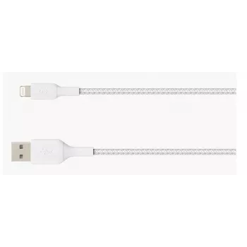 Kabel BELKIN Lightning na USB-A w oplocie 2 m biały