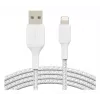 Kabel BELKIN Lightning na USB-A w oplocie 2 m biały
