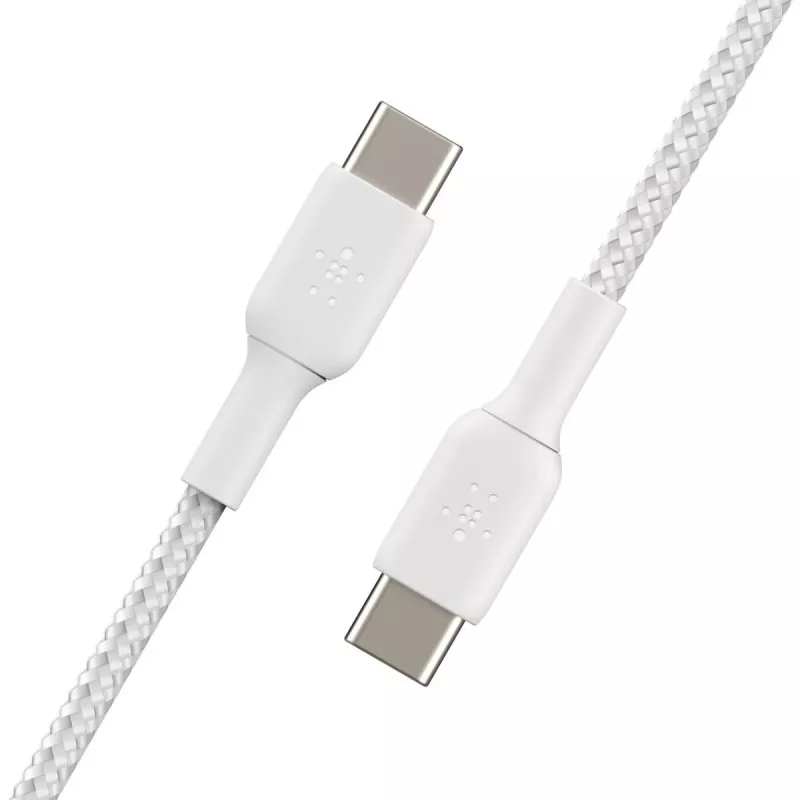 Kabel USB Belkin CAB004BT1MWH2PK USB 2.0 1 m USB C biały