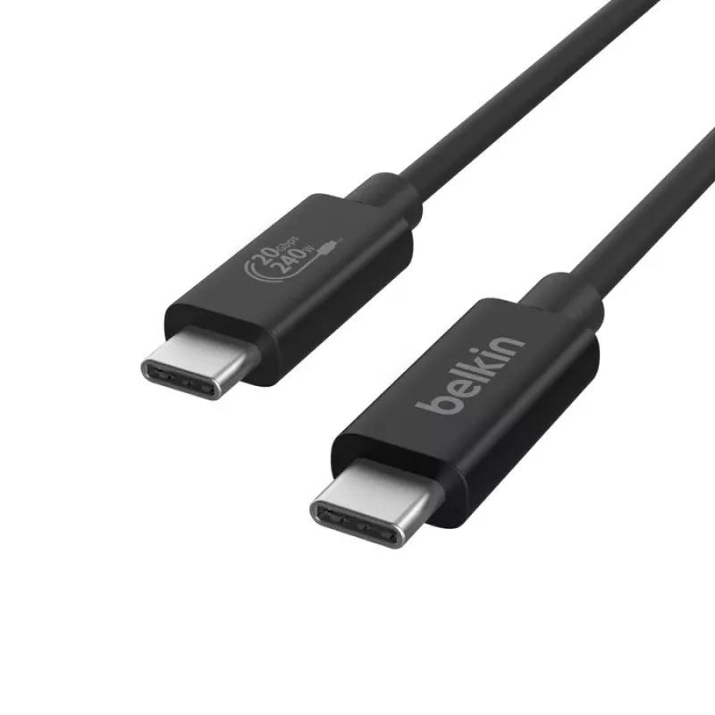 Kabel USB Belkin INZ004BT2MBK USB4 Gen 2x2 2 m USB C Czarny