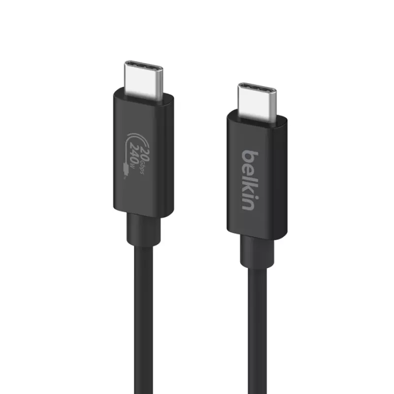 Kabel USB Belkin INZ004BT2MBK USB4 Gen 2x2 2 m USB C Czarny