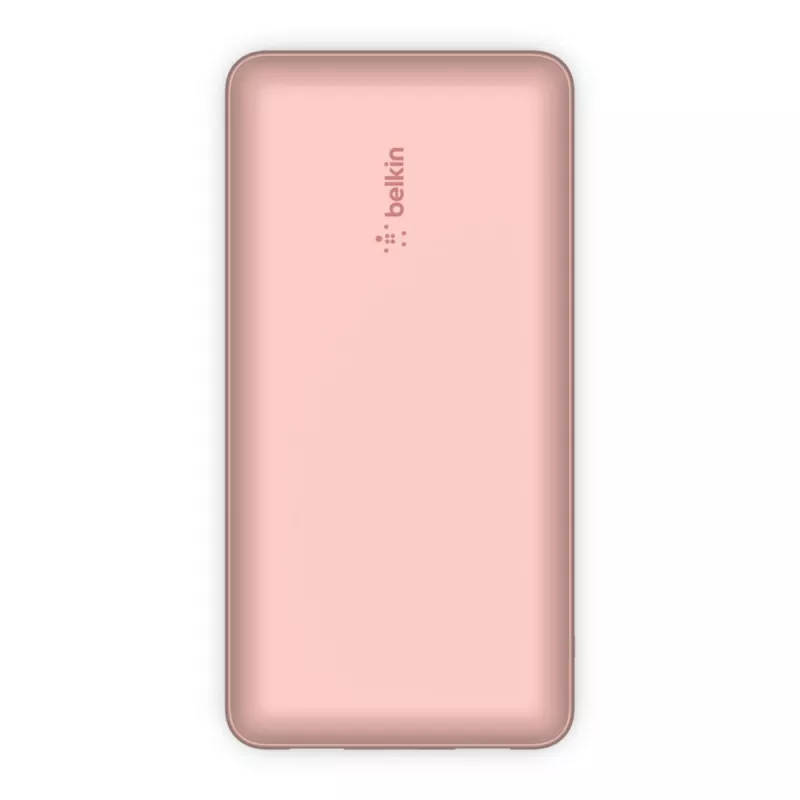 BELKIN Power Bank 20k USB-A i USB-C 15 W różowy