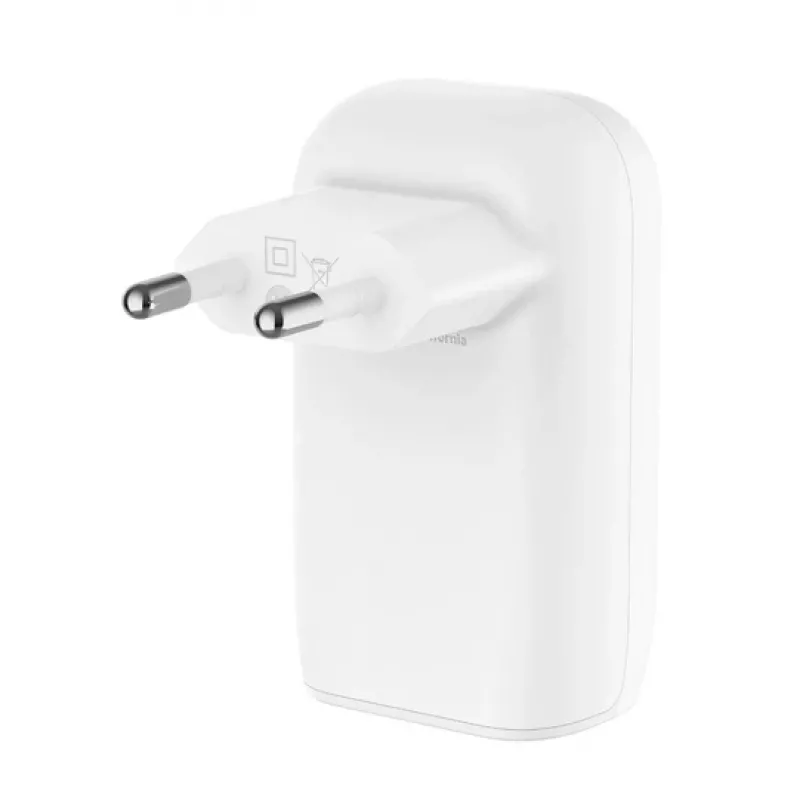 BELKIN Ładowarka ścienna - Boostcharge - Ładowarka USB-C 3-portowa - Z PPS 67 W - Biała
