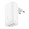 BELKIN Ładowarka ścienna - Boostcharge - Ładowarka USB-C 3-portowa - Z PPS 67 W - Biała