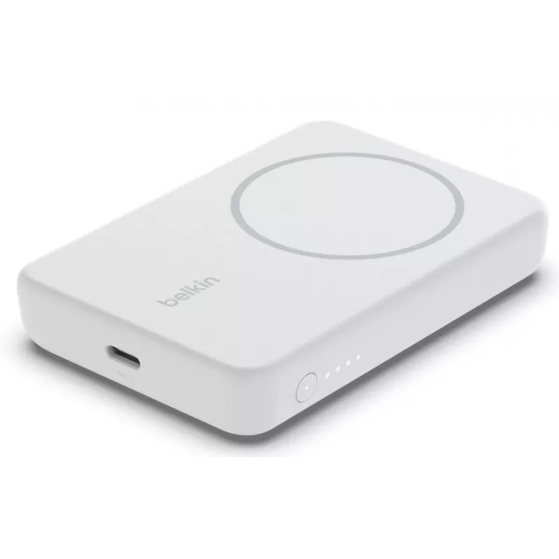 BELKIN Magnetic Wireless Power Bank 5000mah biały