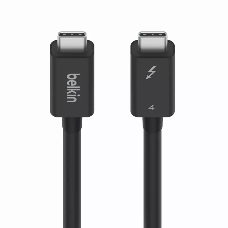 Kabel BELKIN Thunderbolt 4 USB-C czarny USB-C 40 Gbit/s 100W aktywny 2m