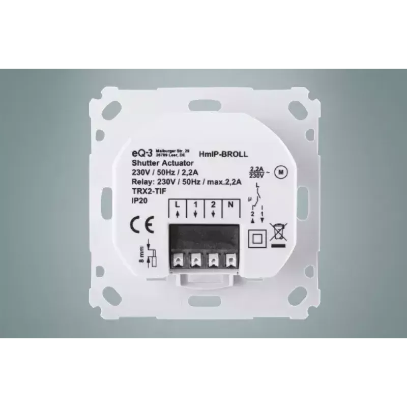 Nadajnik Homematic IP HmIP-BROLL Biały
