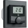 Termostat ścienny HomeMatic HmIP-BWTH-A antracytowy 230V — regulator temperatury pokojowej, zasilany sieciowo
