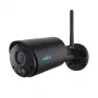 Kamera IP bezpieczeństwa Reolink Argus B320-B — 3 MP bezprzewodowa zewnętrzna kamera typu bullet, bateria/solarna, Wi‑Fi, IP65, 2304×1296, H.265, dwukierunkowa komunikacja audio, microSD do 128 GB