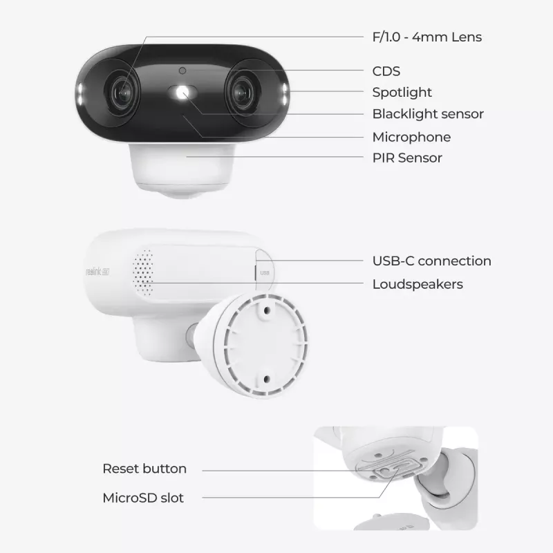 Kamera IP bezpieczeństwa Reolink Argus Series B740X IP66
