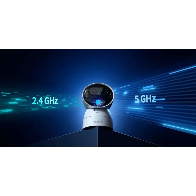 Kamera bezpieczeństwa IP Reolink Reolink Argus Series B740X bezprzewodowa wewnętrzna/zewnętrzna montaż sufitowy/ścienny czarno-biała przetwornik CMOS 1/2,7 cala zakres panoramowania 0–355° zakres pochylenia 0–50° odległość detekcji 11 m