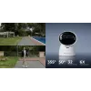 Kamera bezpieczeństwa IP Reolink Reolink Argus Series B740X bezprzewodowa wewnętrzna/zewnętrzna montaż sufitowy/ścienny czarno-biała przetwornik CMOS 1/2,7 cala zakres panoramowania 0–355° zakres pochylenia 0–50° odległość detekcji 11 m