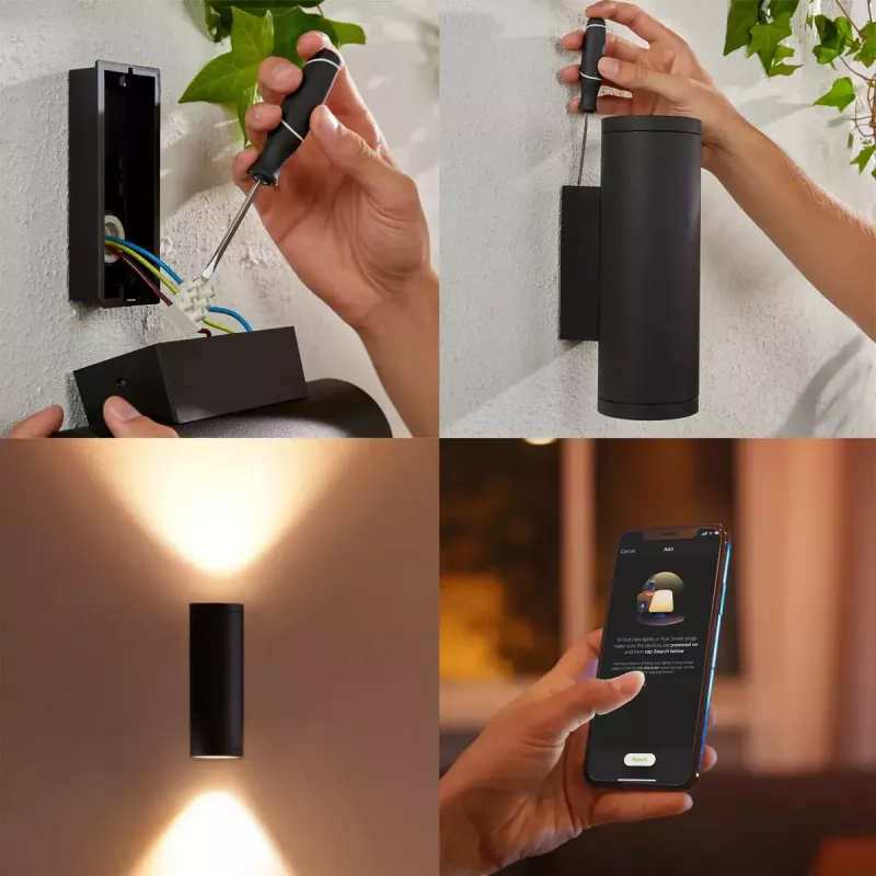 Oświetlenie zewnętrzne naścienne Philips Hue biały and colour ambience Appear