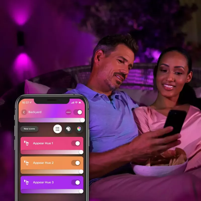 Oświetlenie zewnętrzne naścienne Philips Hue biały and colour ambience Appear