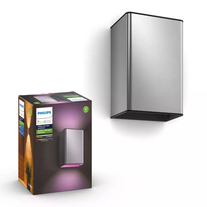 Oświetlenie zewnętrzne ścienne Philips Hue biały and colour ambience Resonate