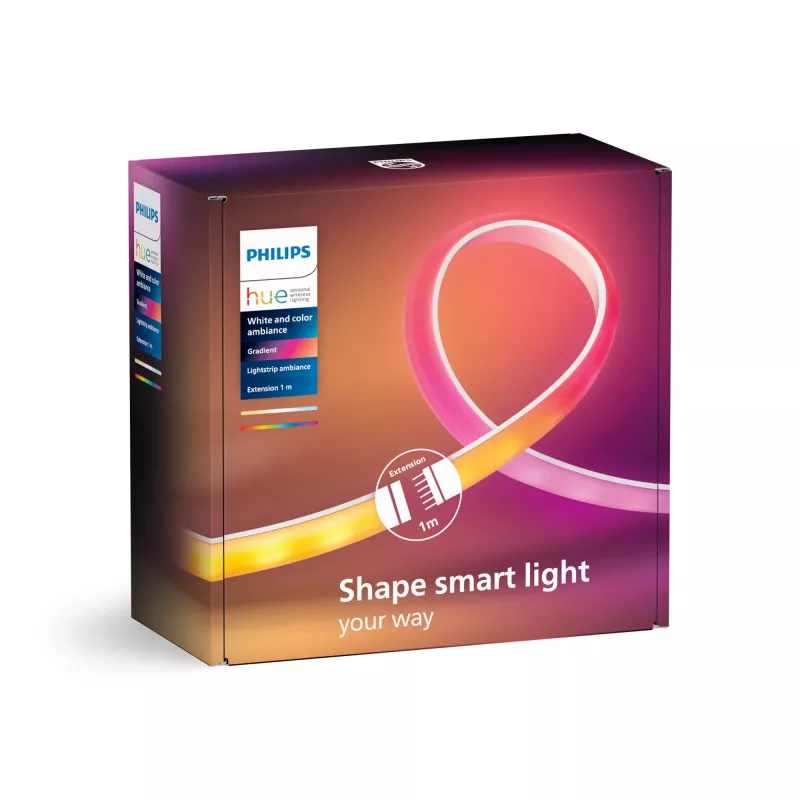Philips Hue Taśma świetlna gradientowa biały and Colour Ambience – przedłużenie 1 metr