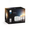 Philips Hue biały ambience Zestaw startowy: 2 inteligentne żarówki E27 (1100) + przełącznik ściemniający