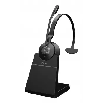 Jabra Engage 55 SE - USB-A MS Mono (z podstawką), EMEA/APAC, Bezprzewodowy, 40 - 16000 Hz, Biuro/Centrum telefoniczne, 57 g, Zestaw słuchawkowy, Czarny