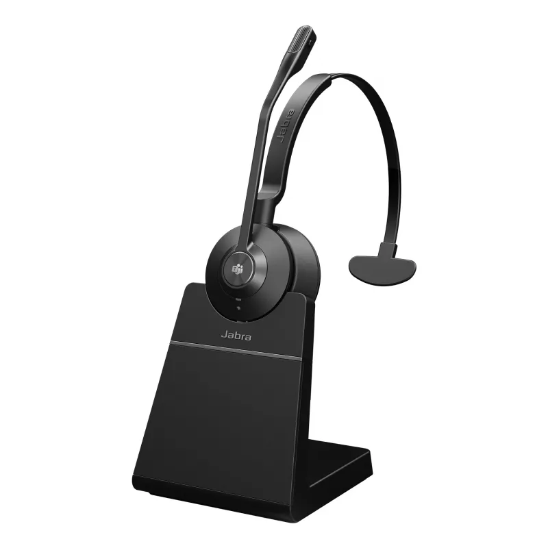 Jabra Engage 55 SE - USB-C MS Mono (z podstawką), EMEA/APAC, Bezprzewodowe, 40 - 16000 Hz, Biuro/Centrum telefoniczne, 57 g, Zestaw słuchawkowy, Czarny