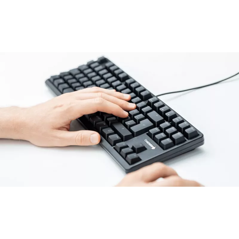 CHERRY G80-3000N RGB TKL klawiatura Uniwersalne USB QWERTZ Niemiecki Czarny