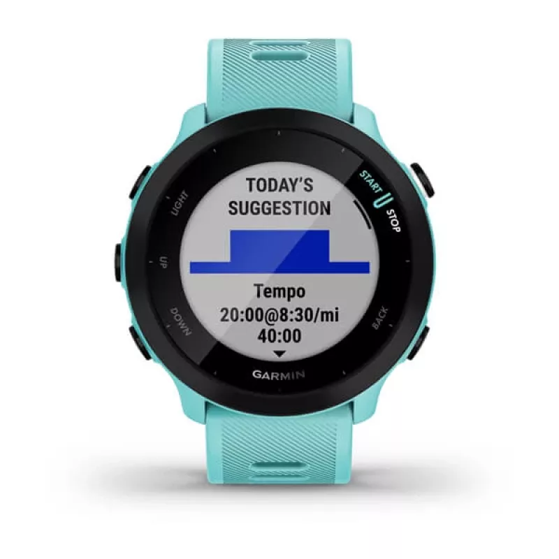 GARMIN INTERNATIONAL Forerunner 55 smartwatch biegowy - Aqua