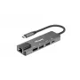Equip USB-C 5 w 1 Adapter wielofunkcyjny, HDMI, Gigabit LAN, USB 3.2 GEN1, 100W USB PD
