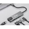 Equip USB-C 5 w 1 Adapter wielofunkcyjny, HDMI, Gigabit LAN, USB 3.2 GEN1, 100W USB PD