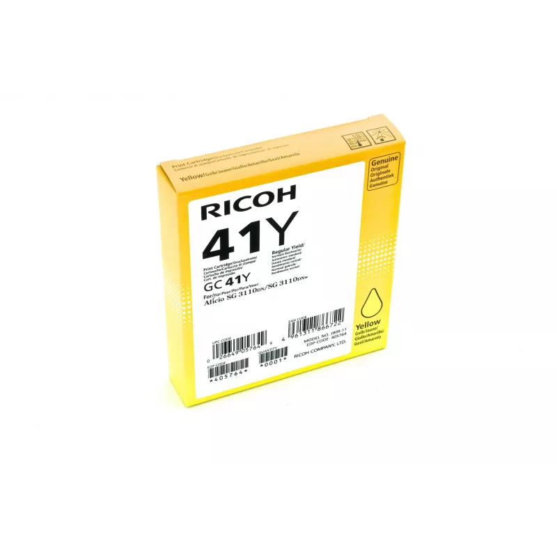 Ricoh 405764 wkład atramentowy 1 szt. Oryginalny Standard Yield Żółty