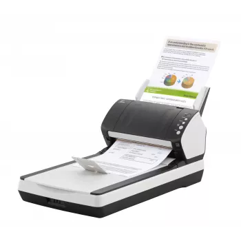 Skaner Ricoh fi-7240 z płaskim stołem i podajnikiem ADF 600 x 600 DPI A4 Czarny, Biały