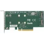 SUPERMICRO Niskoprofilowa karta rozszerzeń PCI-e obsługująca 2 moduły M2 (aoc-slg3-2m2-o)