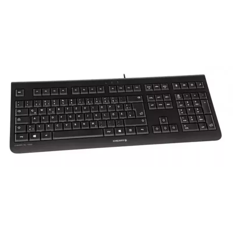 Klawiatura CHERRY KC 1000 uniwersalna USB AZERTY belgijska czarna