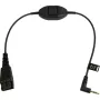 Kabel audio Jabra 8800-00-55 0,3 m QD 2,5 mm Jack Czarny